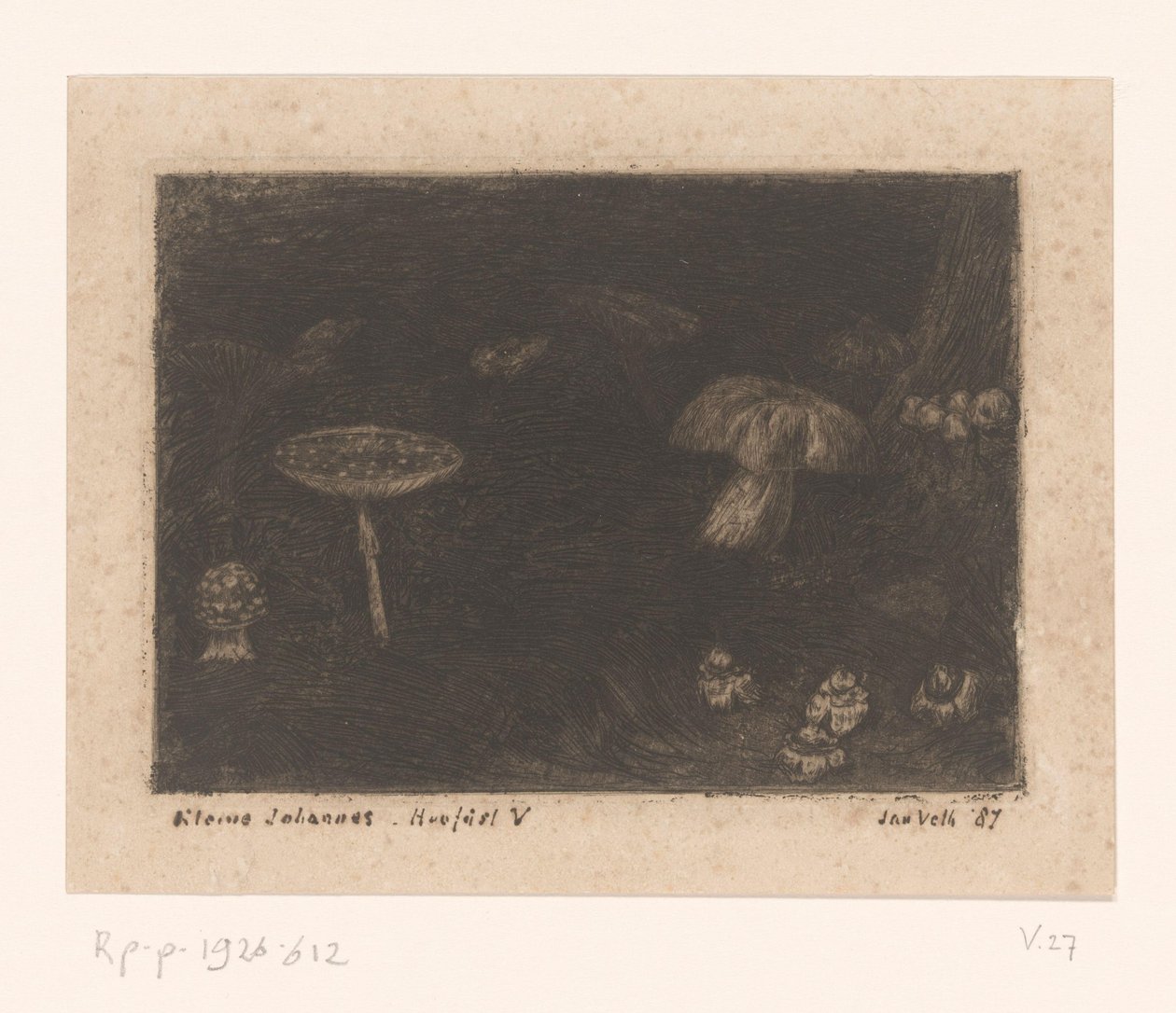 sopp av Jan Veth (signed by artist)