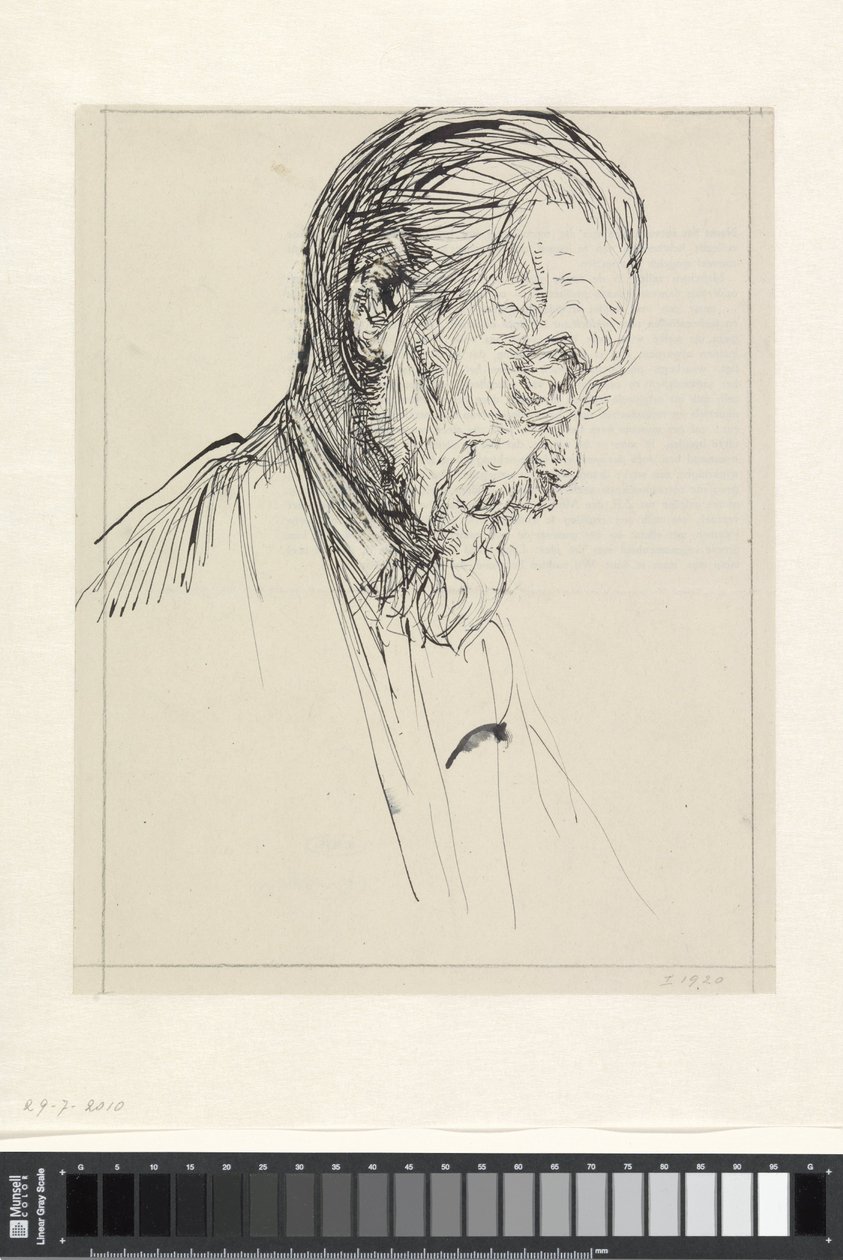 Portrett av Cornelis Hofstede de Groot av Jan Veth
