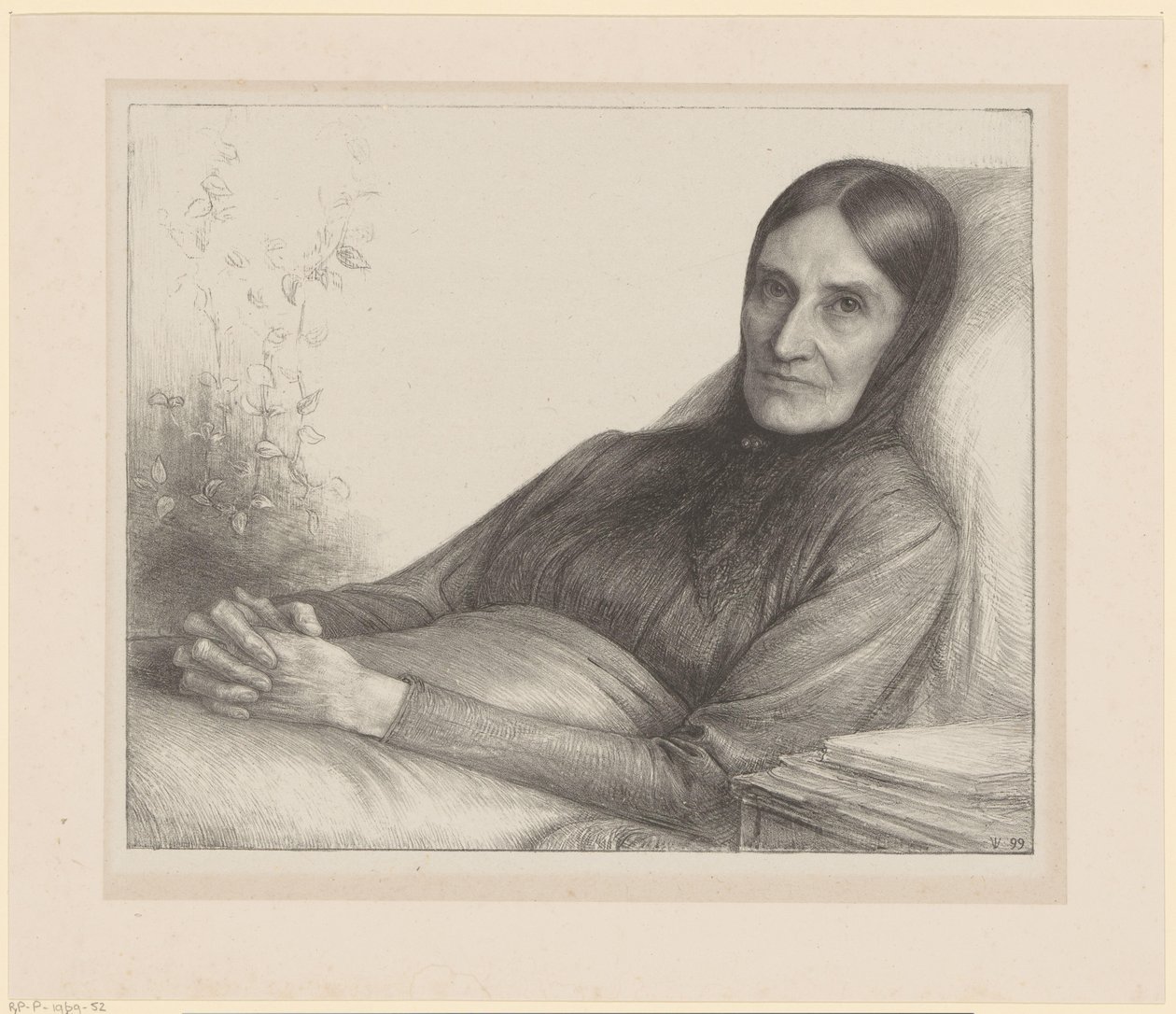 Portrett av Elisabeth Ragazzi van den Wall Bake av Jan Veth