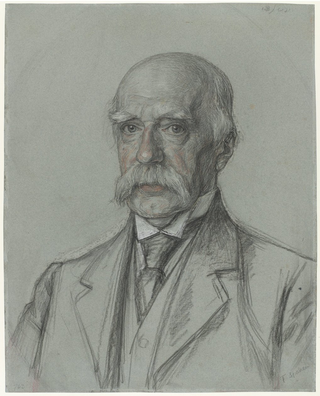 Portrett av F.J. Kitt av Jan Veth