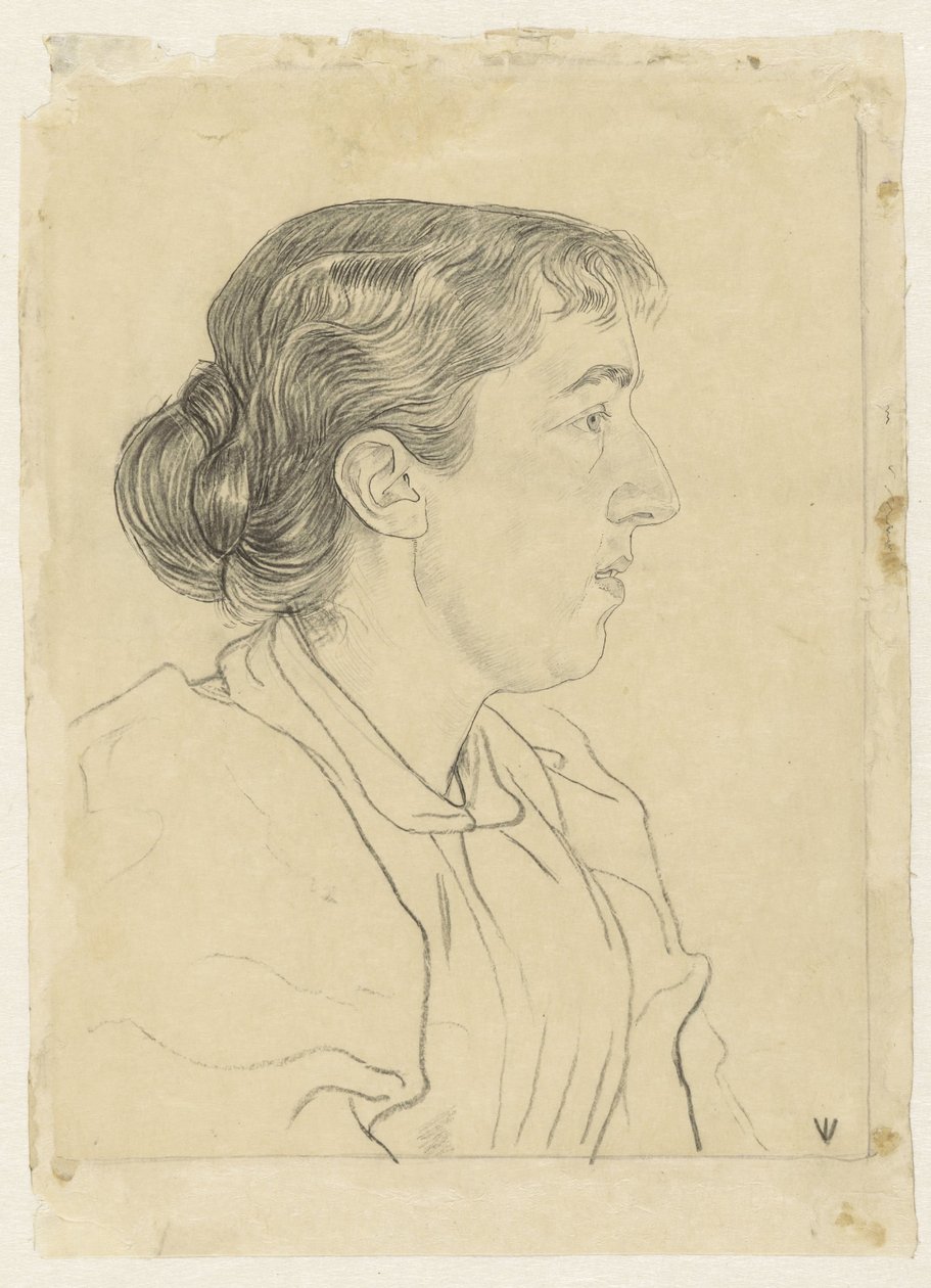Portrett av Helène Lapidoth-Swarth av Jan Veth