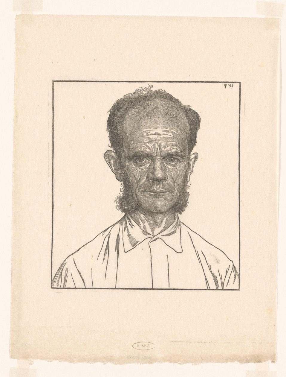 Portrett av Louw, gartneren av Jan Veth