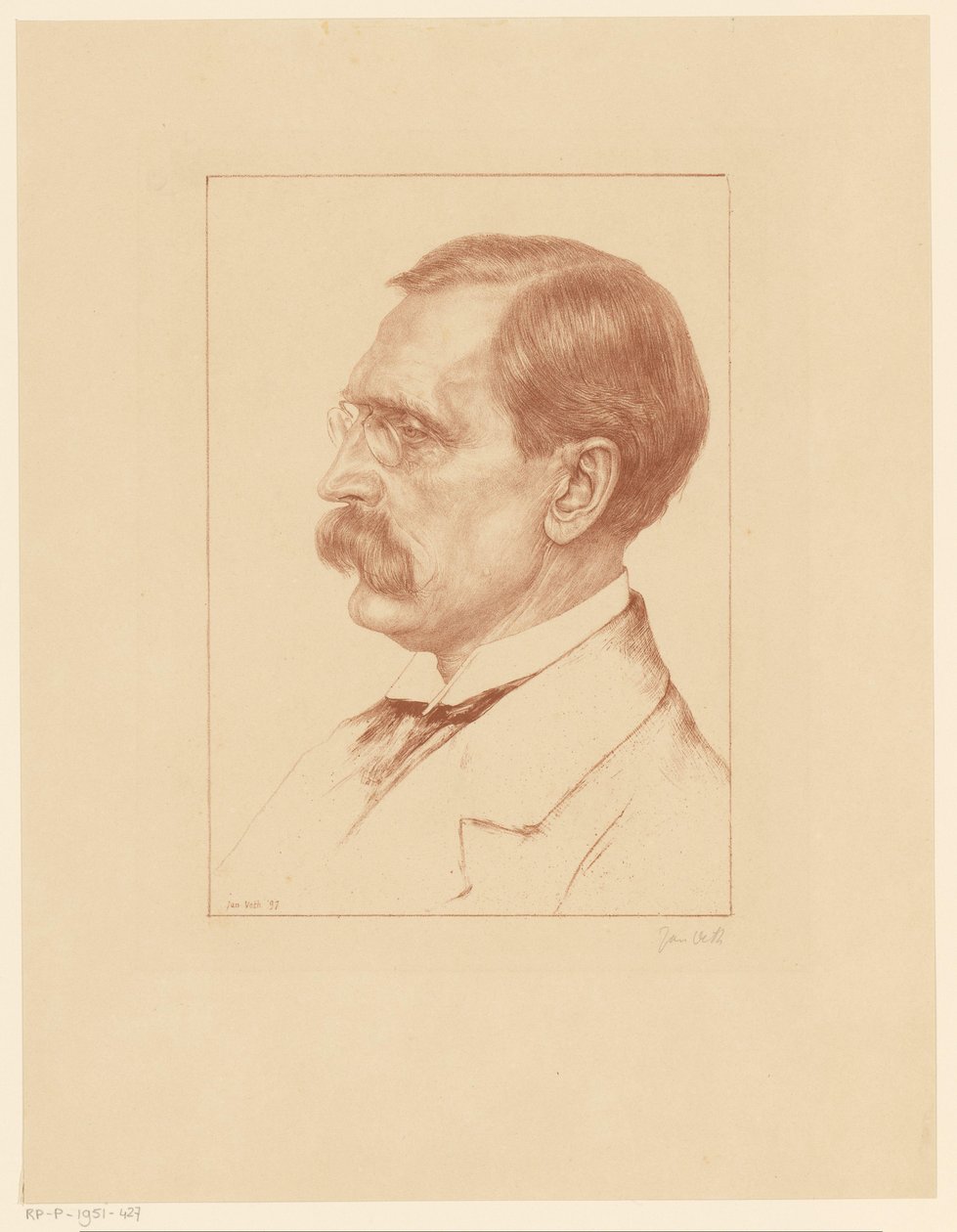 Portrett av Wilhelm von Bode Portretter av De Kroniek (serietittel) av Jan Veth