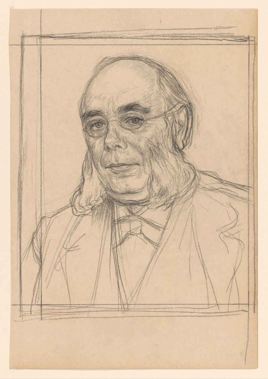 Portrett av dr. H. Pierson av Jan Veth