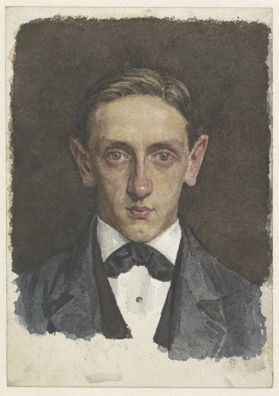 Portrett av en ung mann av Jan Veth