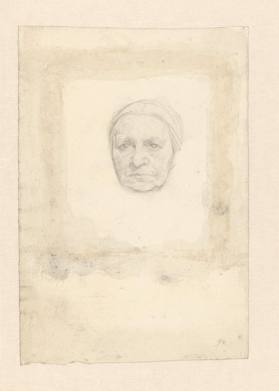 Portrett av fru Anna Cornelia Veth-Giltay av Jan Veth