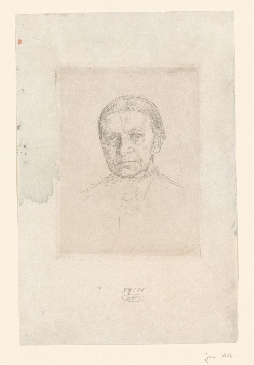 Portrett av fru Anna Cornelia Veth-Giltay av Jan Veth