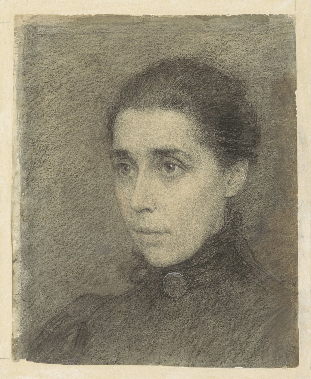 Portrett av fru M. Bruyel-De Favauge av Jan Veth