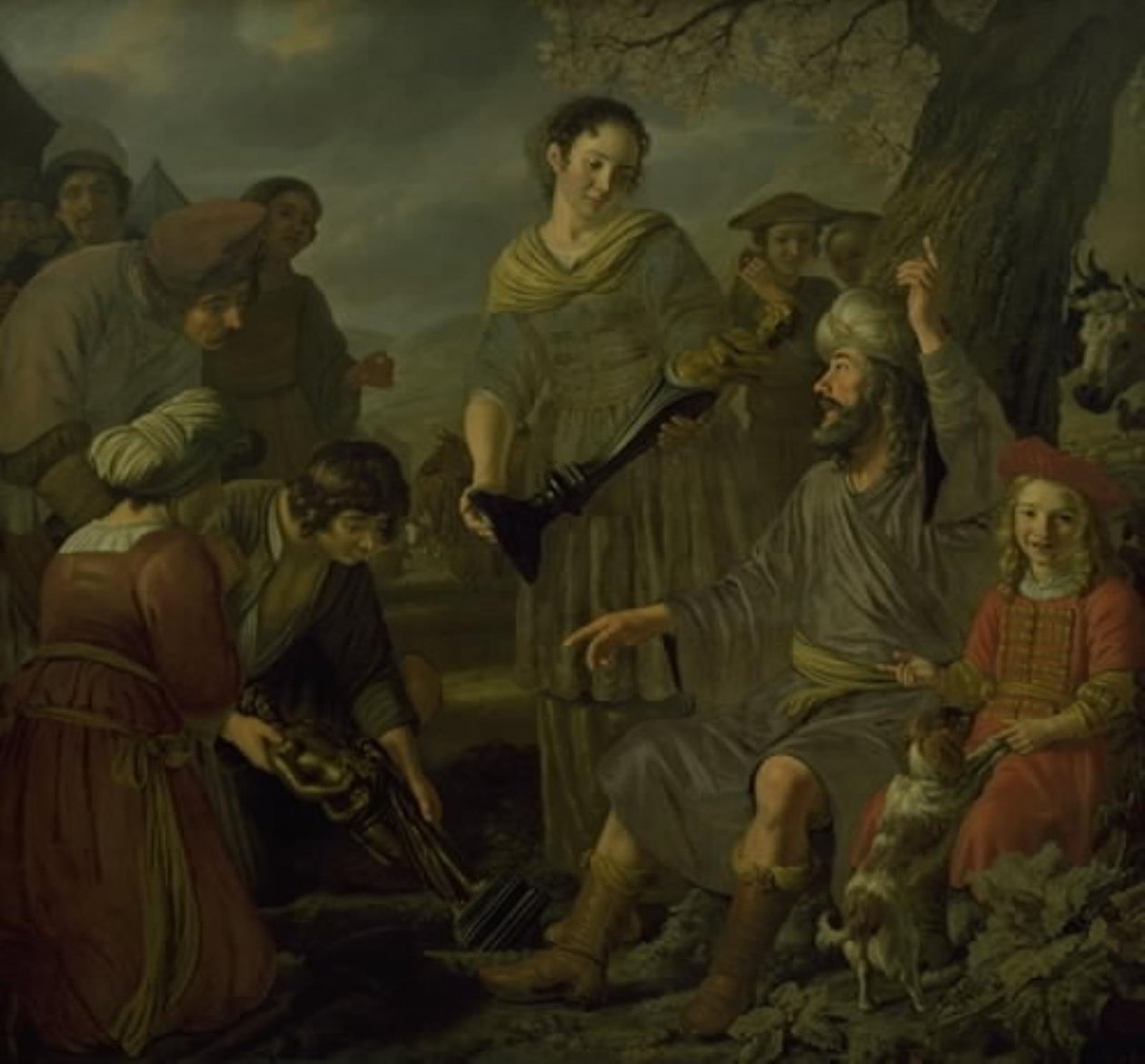Jacob begraver de hedenske idolene av Jan Victors