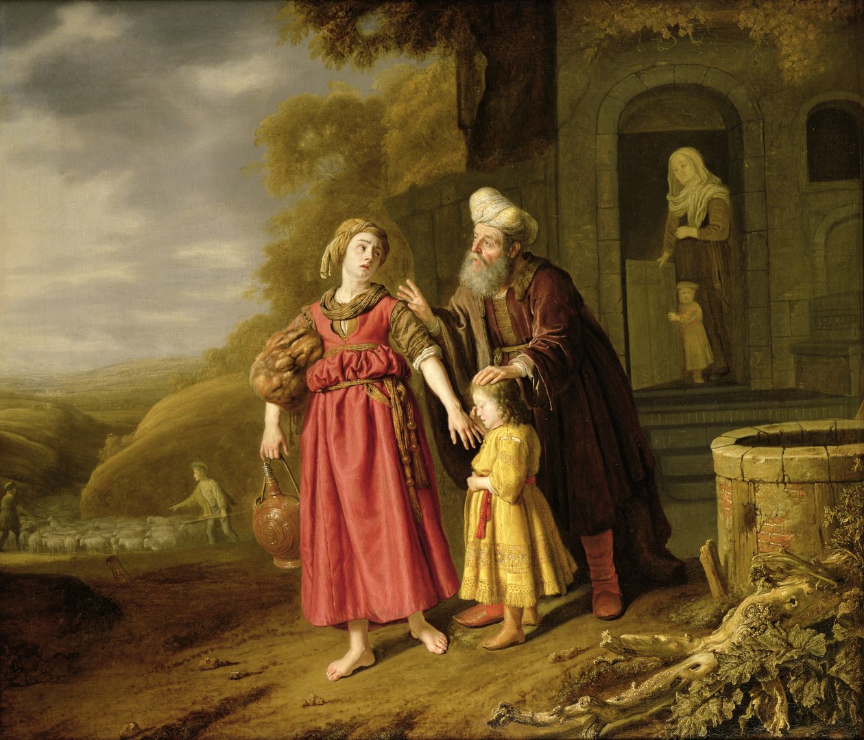 Utvisningen av Hagar og Ismael, ca. 1644 av Jan Victors