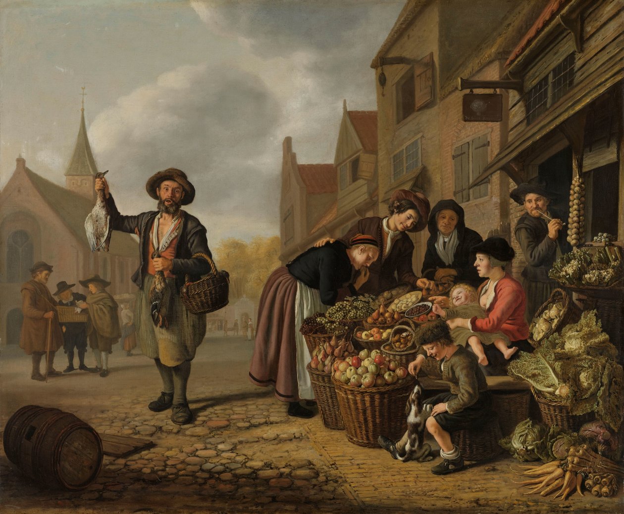 Grønnsaksbutikken De Buyskool av Jan Victors