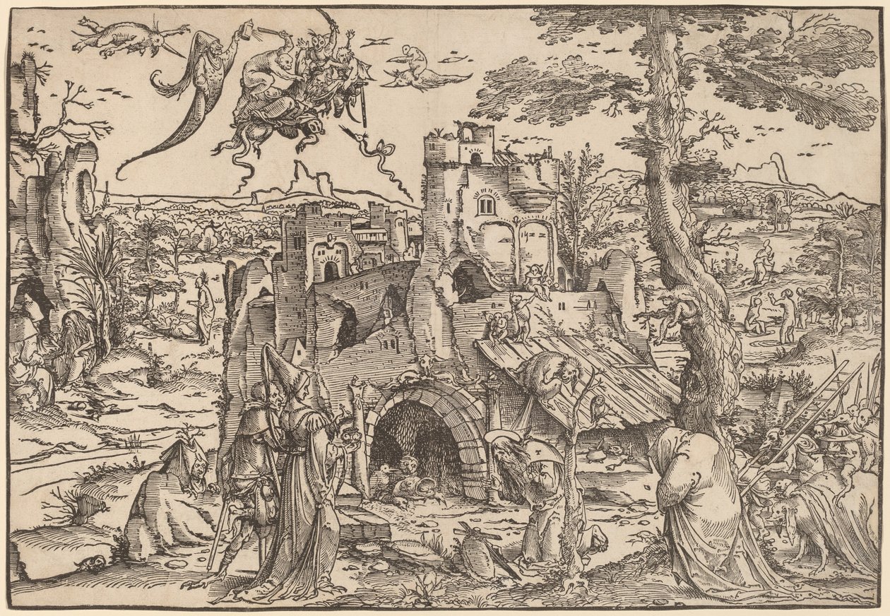 Fristelsen til Saint Anthony av Jan Wellens de Cock
