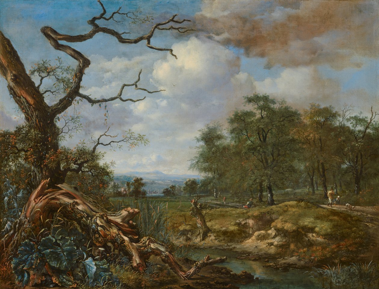 Landskap ved skogkanten av Jan Wijnants