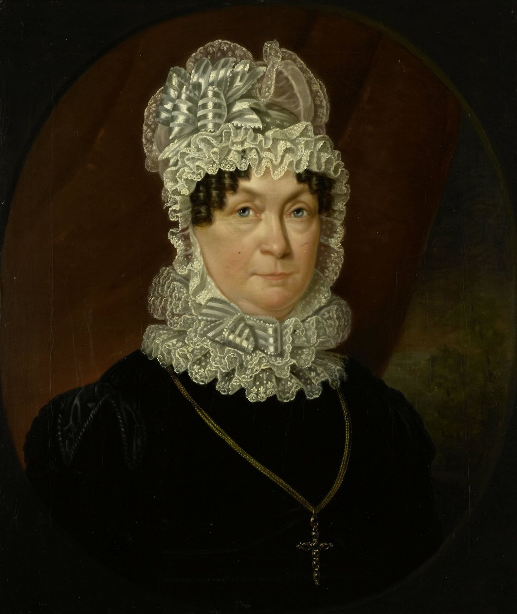 Portrett av Ann Brander (død 1837), kone til Job Seaburne May av Jan Willem May