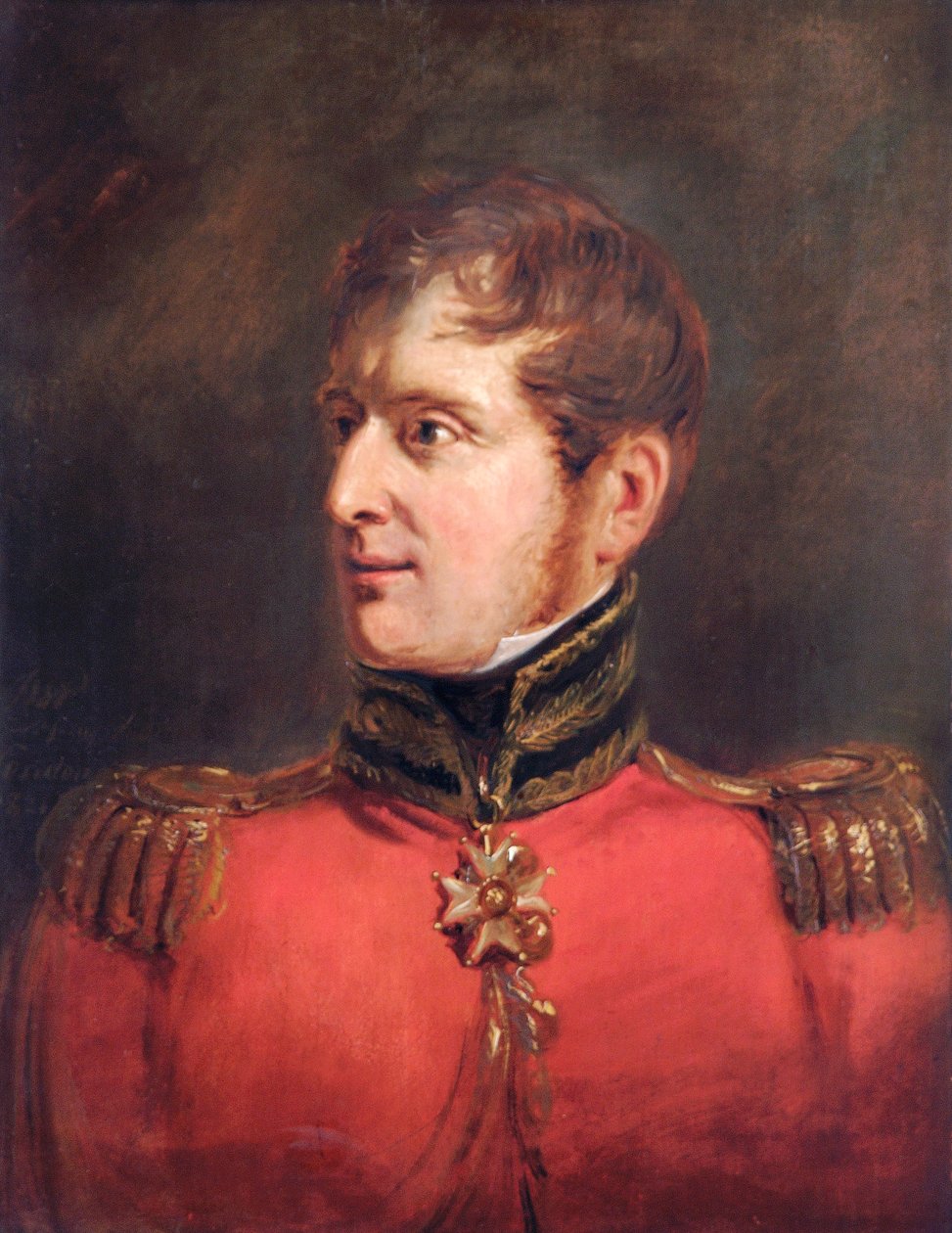 Feltmarskalk Lord Fitzroy James Henry Somerset av Jan Willem Pieneman