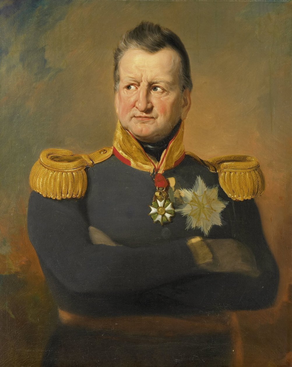 Portrett av baron David Hendrik Chassé, generalløytnant av Jan Willem Pieneman