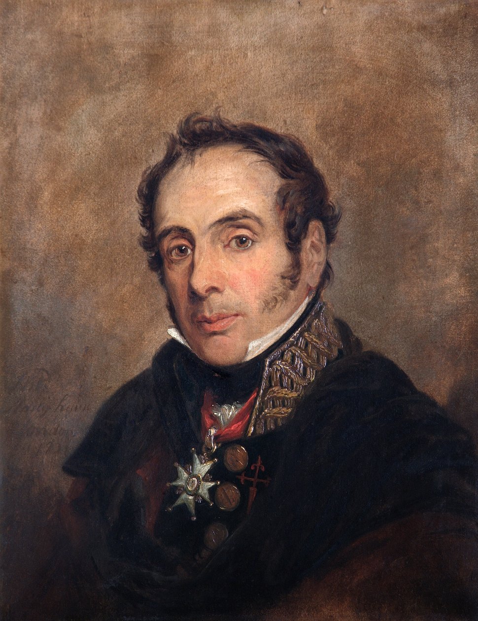 Portrett av general Miguel Ricardo da Alava, spansk soldat, av Jan Willem Pieneman