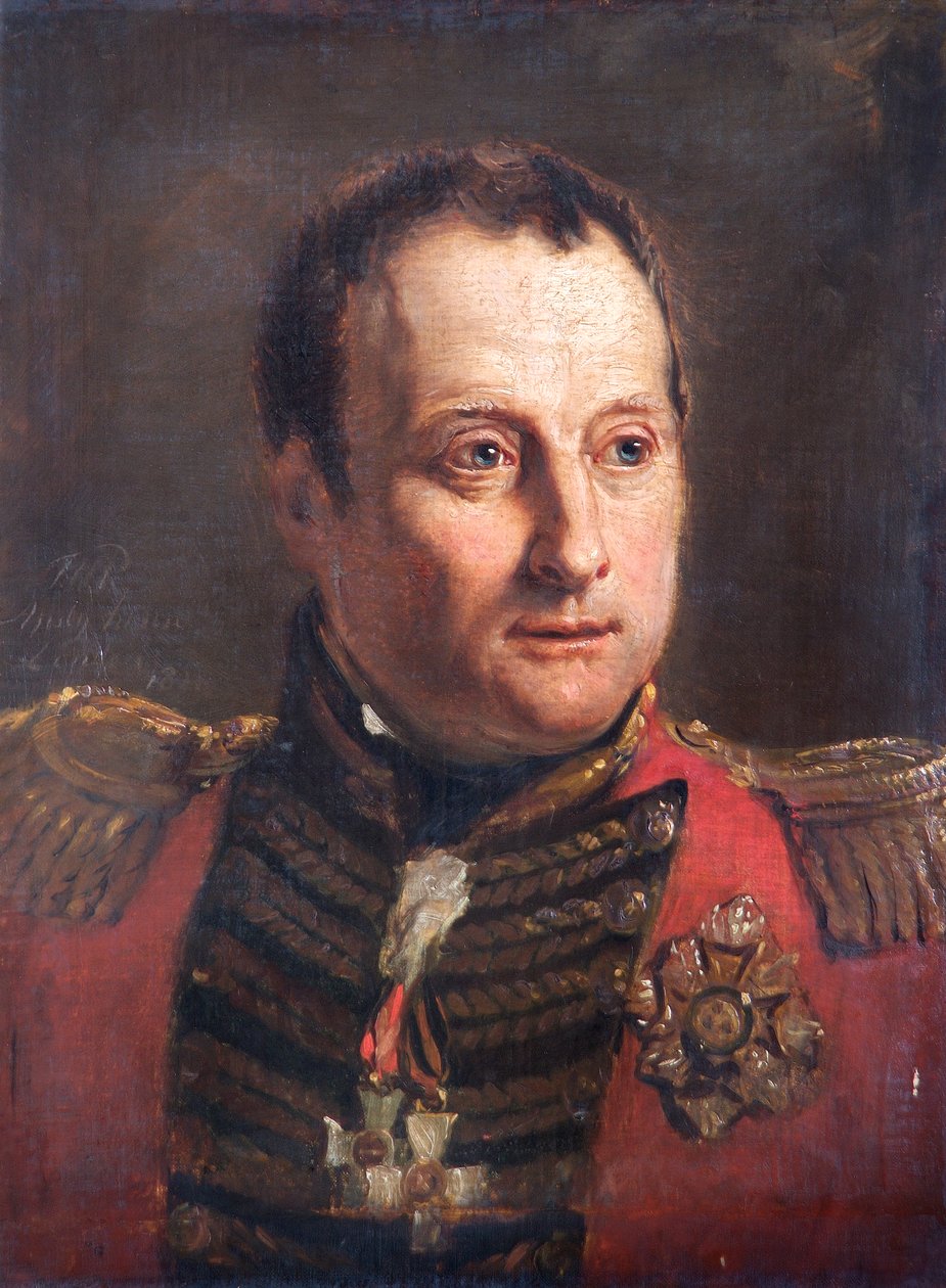 Portrett av general Rowland Hill, britisk soldat, 1821 av Jan Willem Pieneman