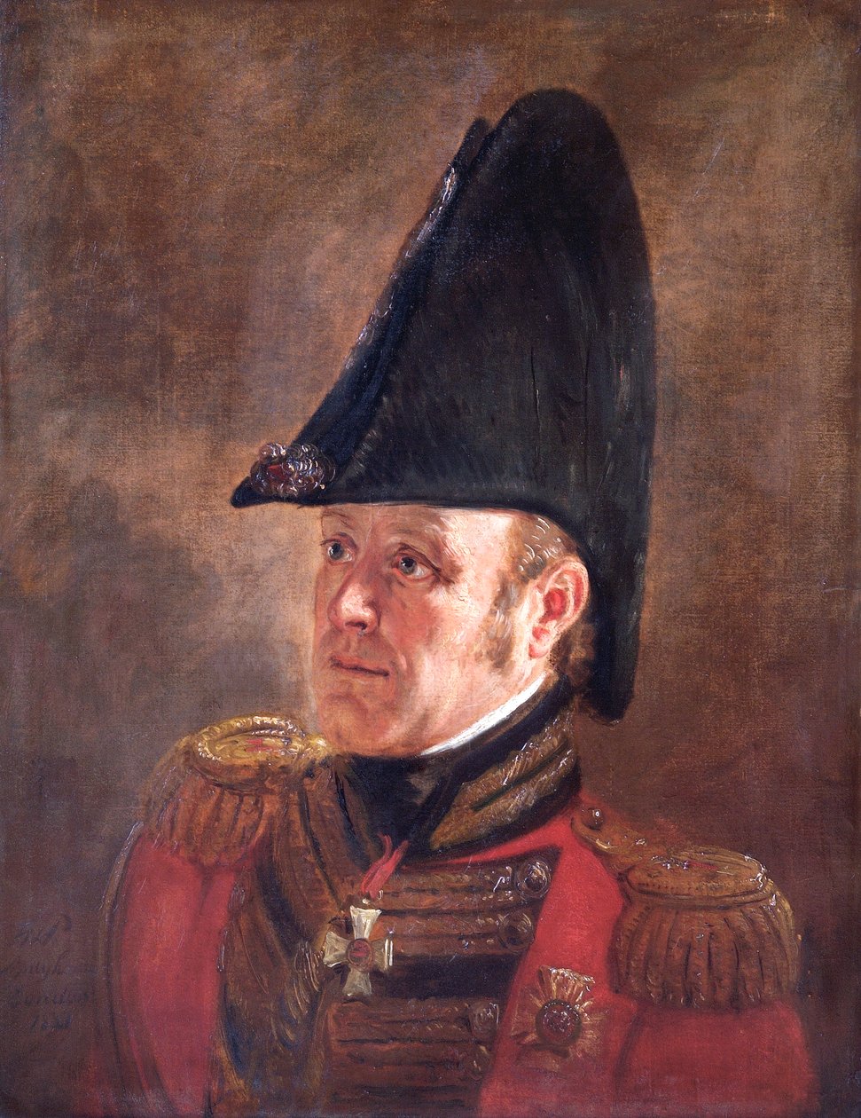Portrett av general Sir George Cooke, britisk soldat, 1821 av Jan Willem Pieneman