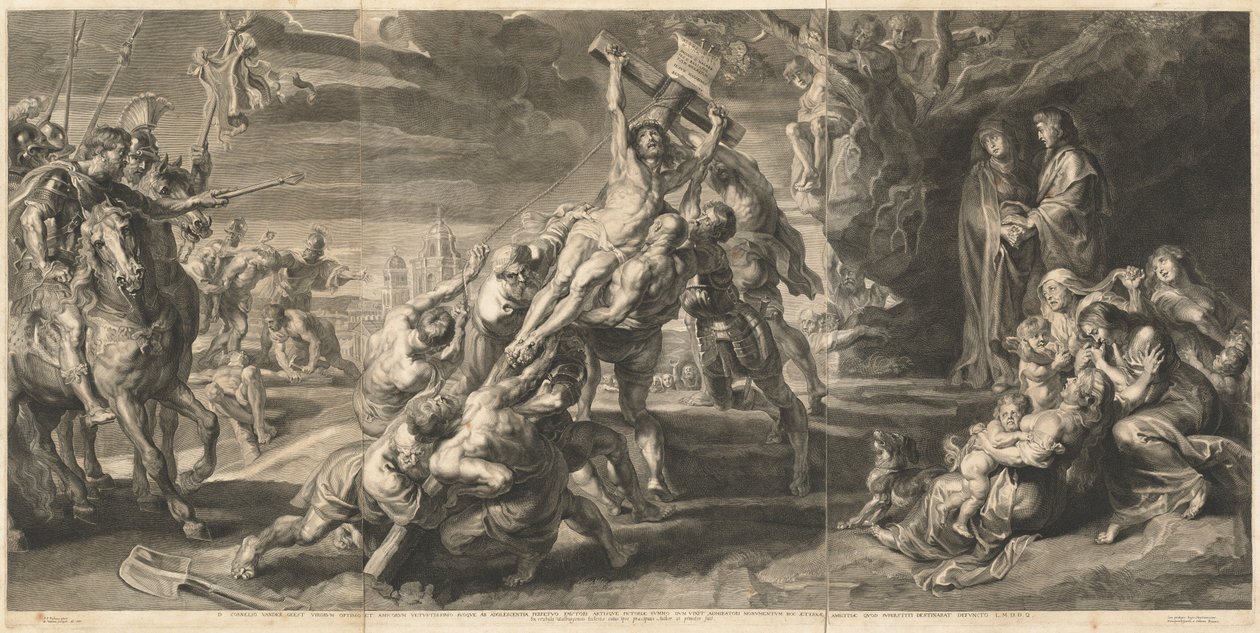 Høyden av korset av Jan Witdoeck after Sir Peter Paul Rubens