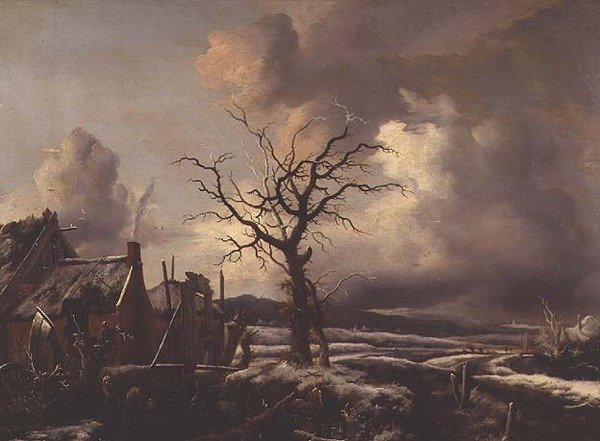 Et vinterlandskap av Jan Wouwerman