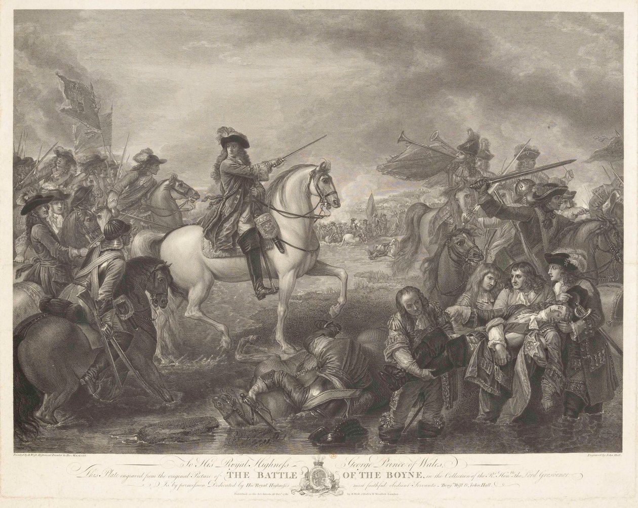 Battle of the Boyne av Jan Wyck
