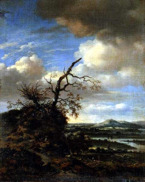 Omfattende elvelandskap c.1665/1670 av Jan Wiynants