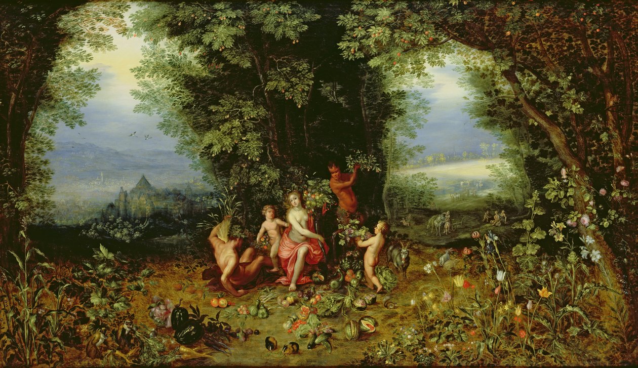 Allegori av jorden av Jan and Balen, Hendrik van Brueghel