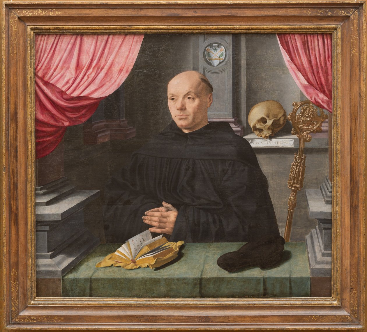 Abbed Johann Ingenray, 1535 (olje på eikepanel) av Jan Gossaert
