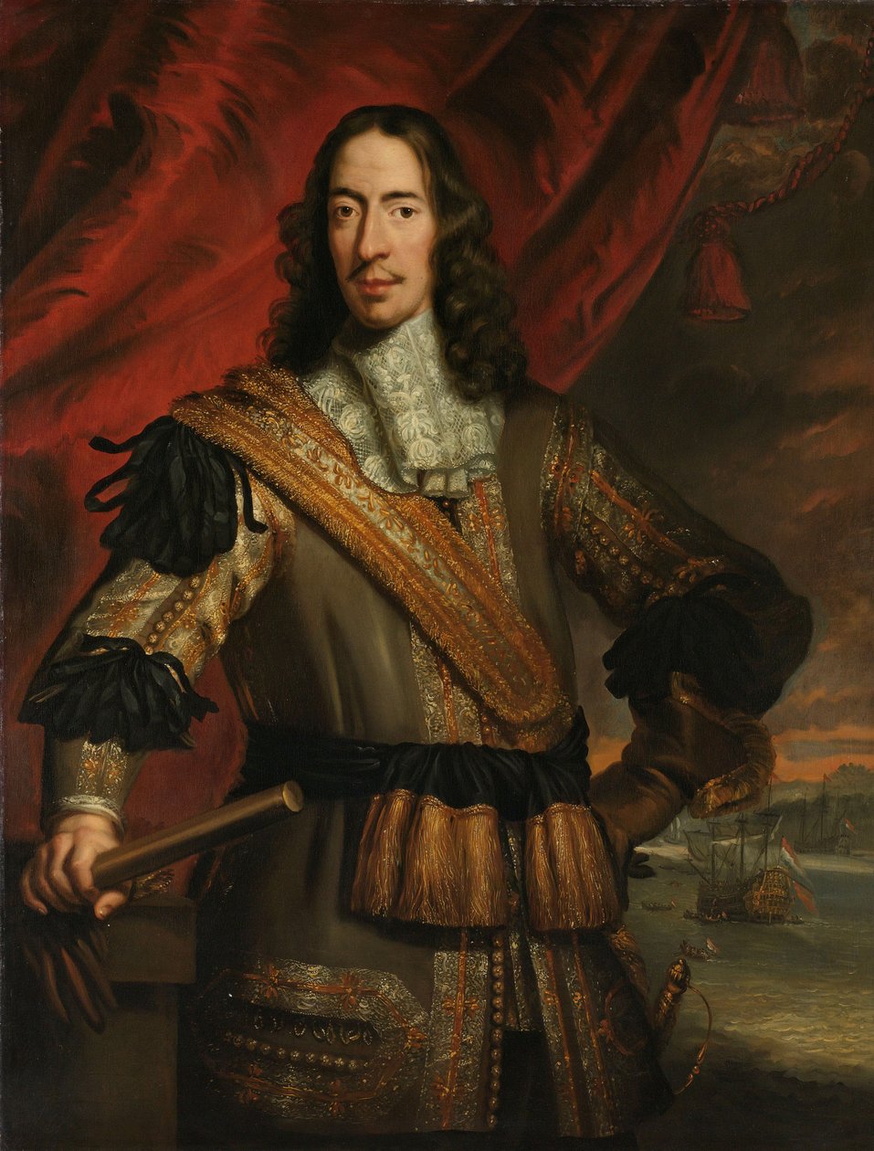 Cornelis de Witt, borgmester i Dordrecht og lordløytnant av Putten av Jan de Baen