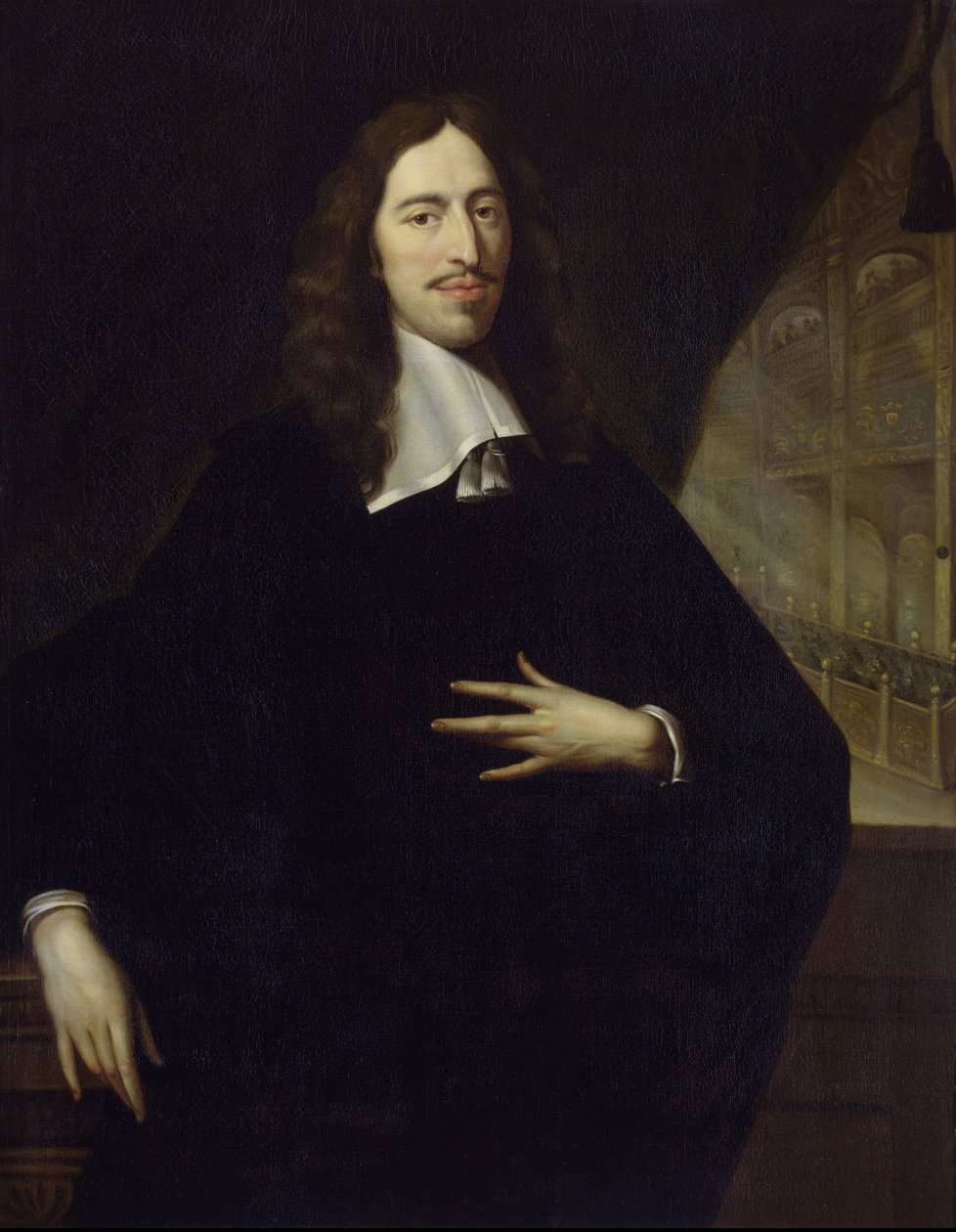 Johan de Witt (1625-1672). Grand Pensionary of Holland, 1643-1700 (olje på lerret av Jan de Baen