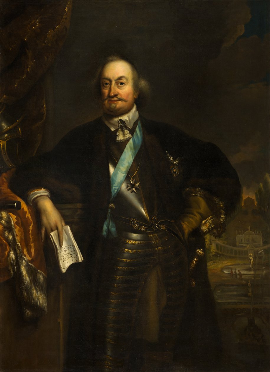 Portrett av Johan Maurits (1604-1679), greve av Nassau-Siegen, grunnlegger av Mauritshuis, 1668-1670 av Jan de Baen