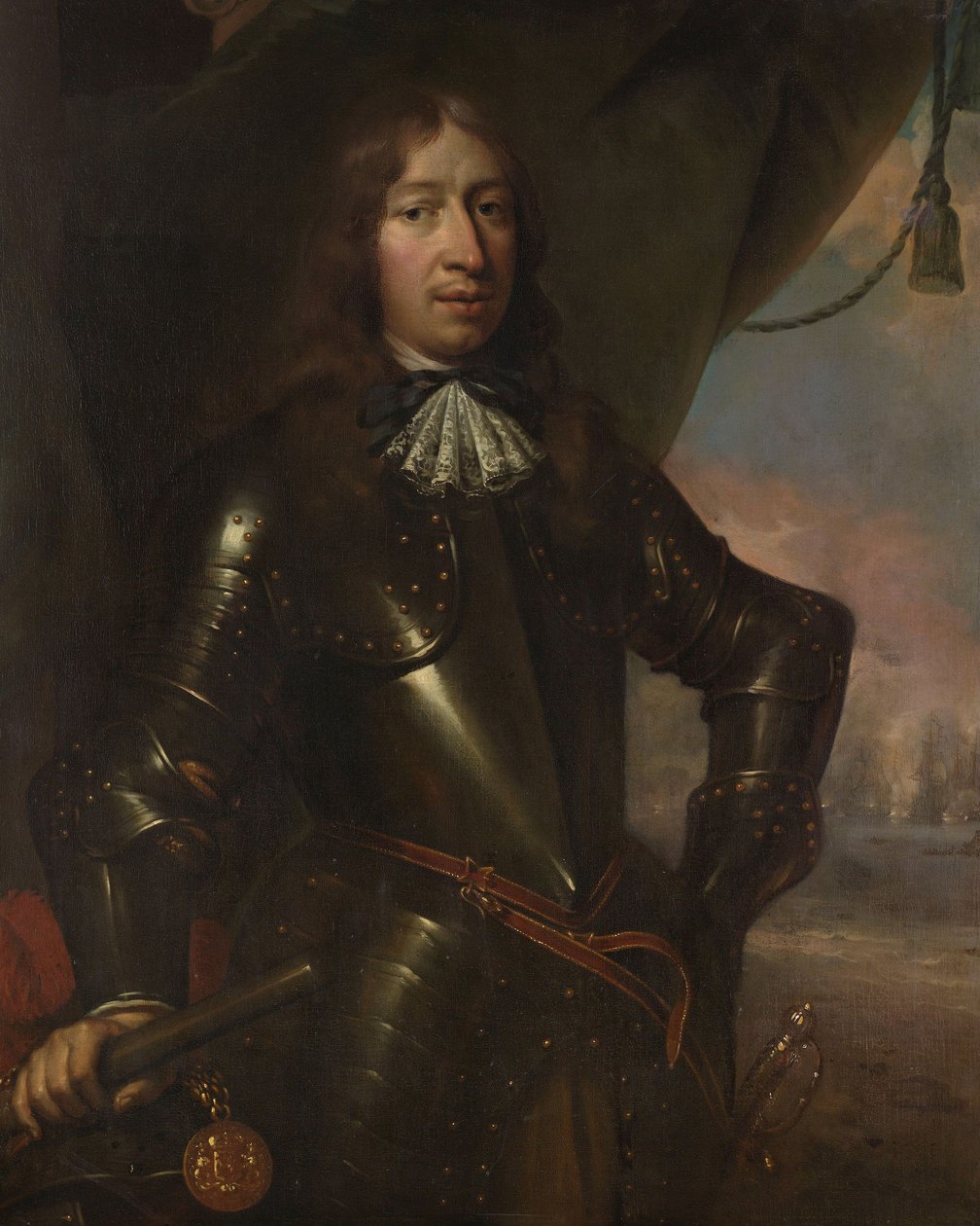 Willem Joseph Baron van Gendt (1625-1672). Viseadmiral, 1667-1702 av Jan de Baen
