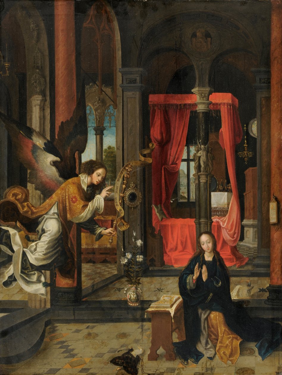 Bebudelsen, 1520-30 av Jan de Beer