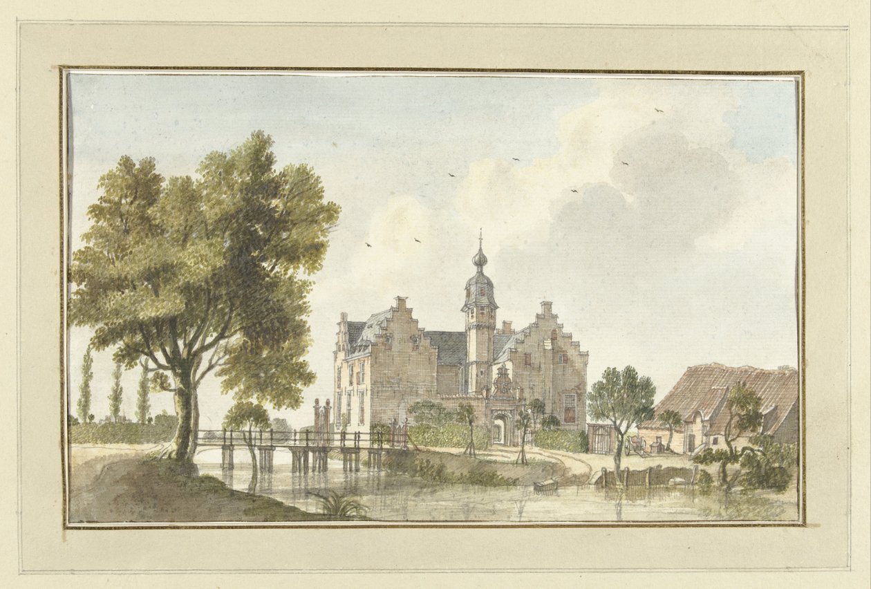 Huis den Ham, på Niers i Tyskland av Jan de Beijer