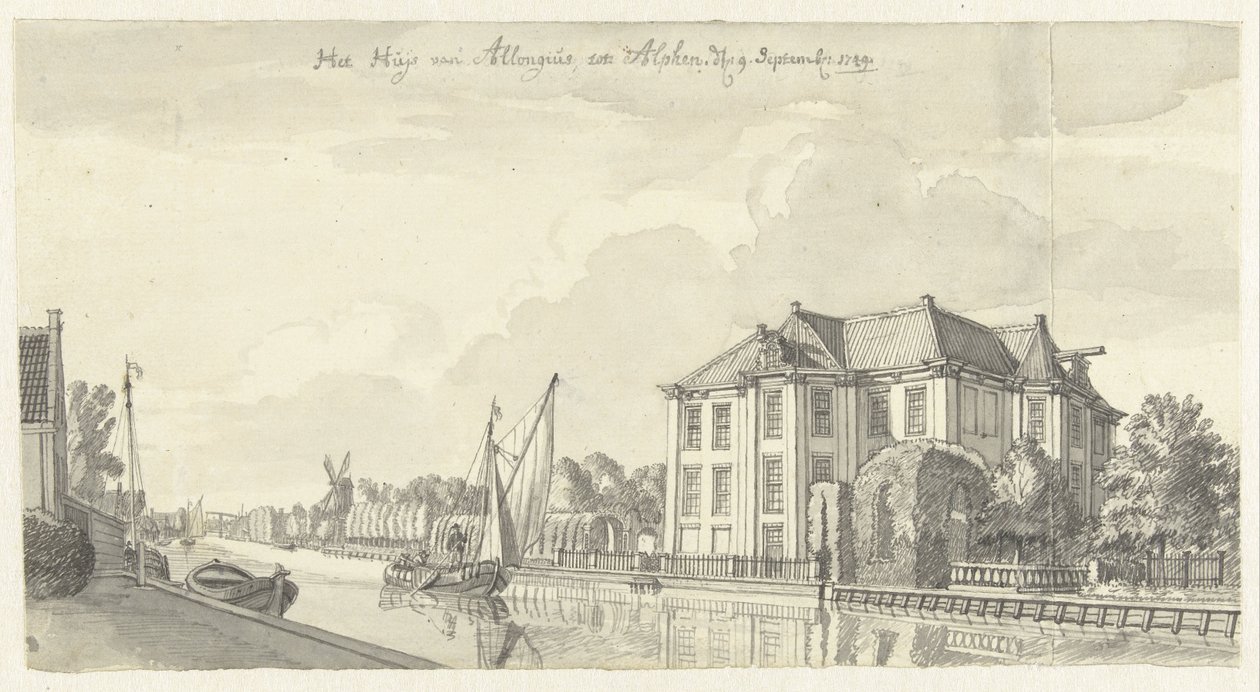 Huset til Allongius i Alphen aan de Rijn av Jan de Beijer