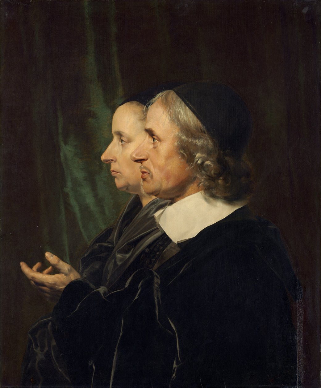 Portrett av kunstnerens foreldre, Salomon de Bray og Anna Westerbaen av Jan de Bray