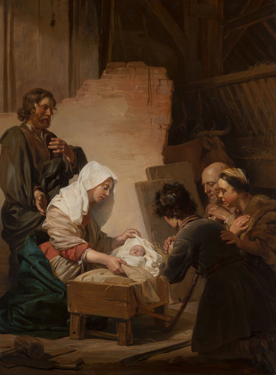 Hyrdenes tilbedelse av Jan de Bray