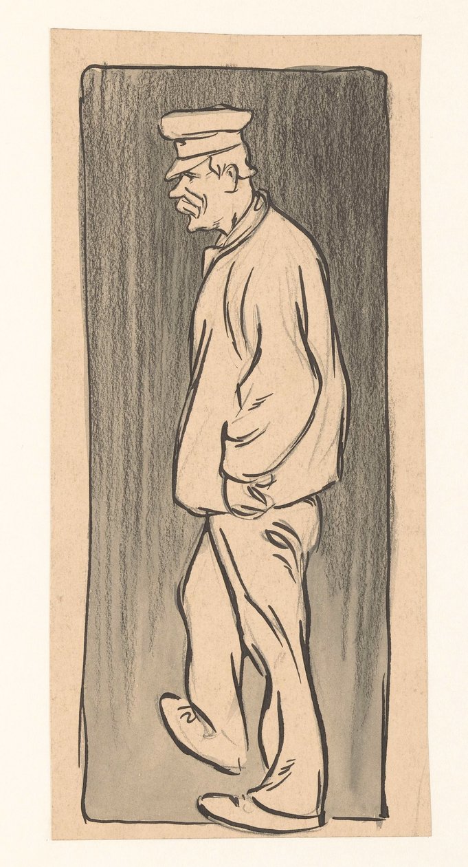 mannsfigur av Jan de Waardt