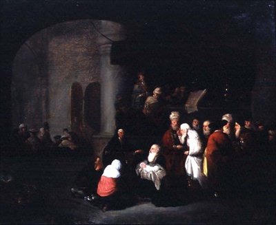 Presentasjonen i tempelet av Jan the Elder (manner of) Lievens