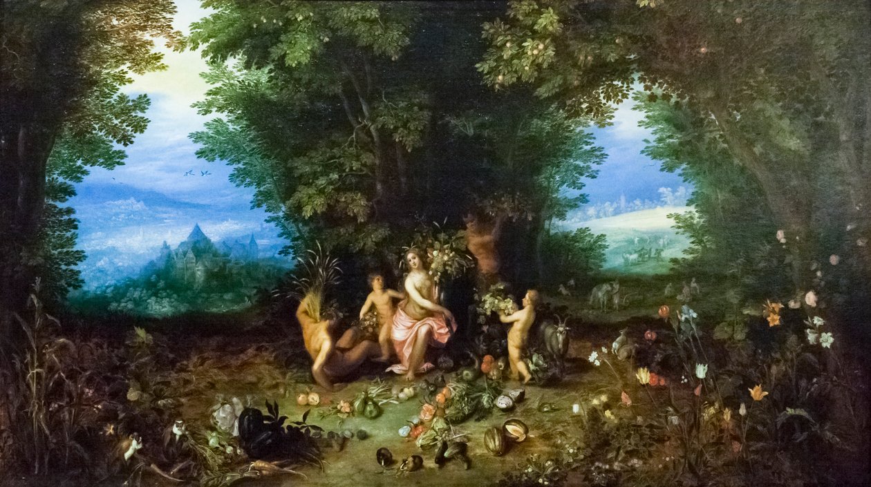 Allegory of Earth, ca. 1611 av Jan the Elder Brueghel