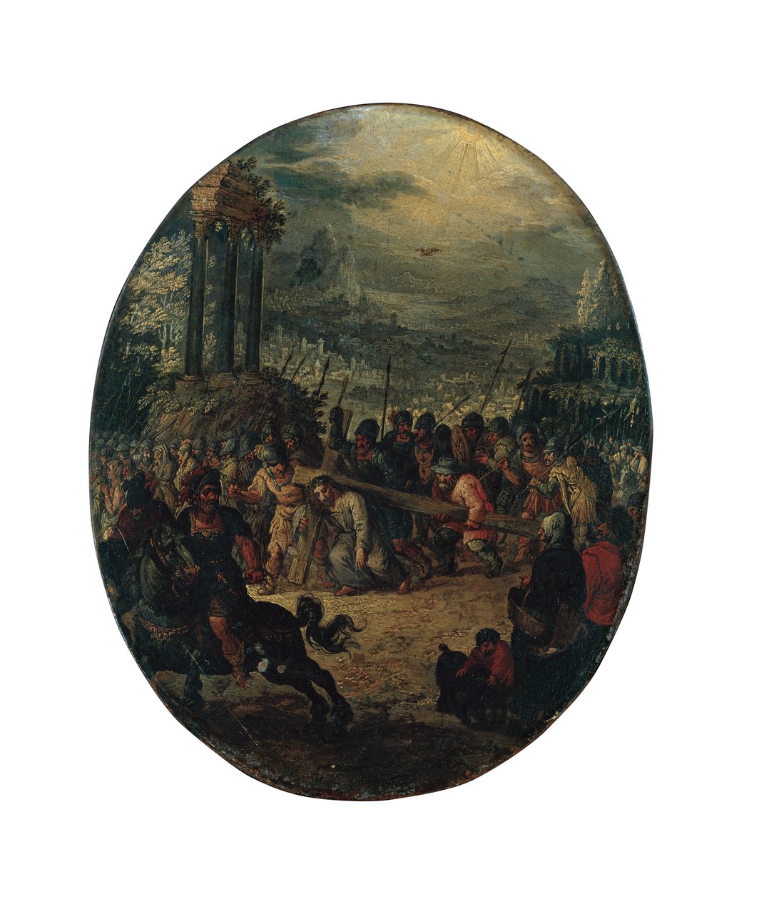 Kristus på veien til Golgata av Jan the Elder Brueghel