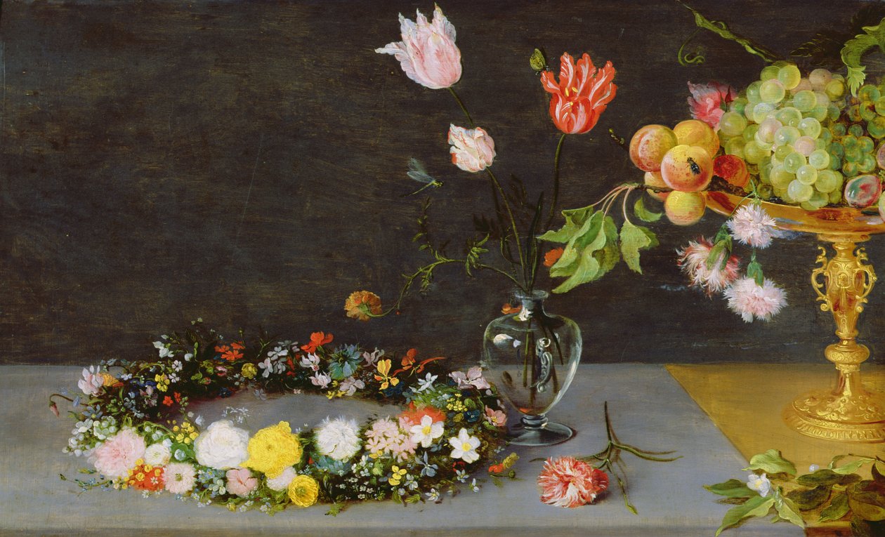 Blomster og frukt av Jan the Elder Brueghel