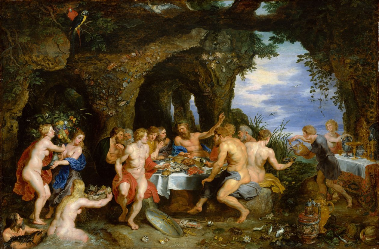 Acheloüs-festen, ca. 1615 av Jan the Elder Brueghel