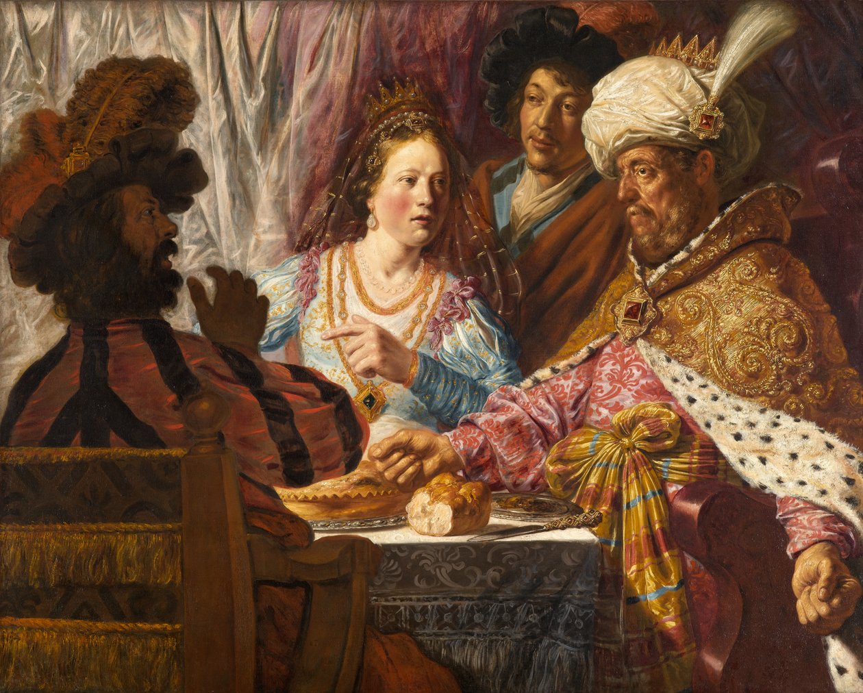 Esters høytid, ca. 1625 av Jan the Elder Lievens