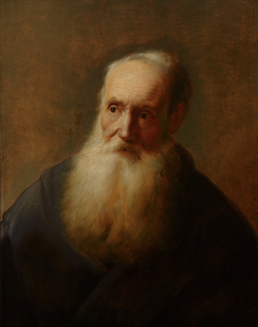 Tronie av en gammel mann av Jan the Elder after Lievens