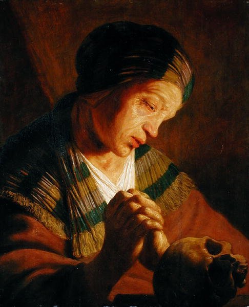 St. Maria Magdalena ved bønn av Jan the Elder attr. to Lievens