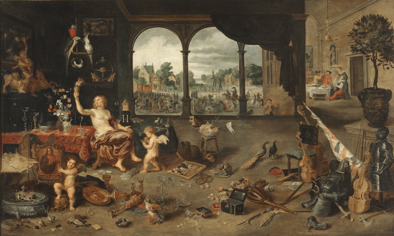 Menneskelivets forfengelighet, 1631 av Jan Brueghel the Younger