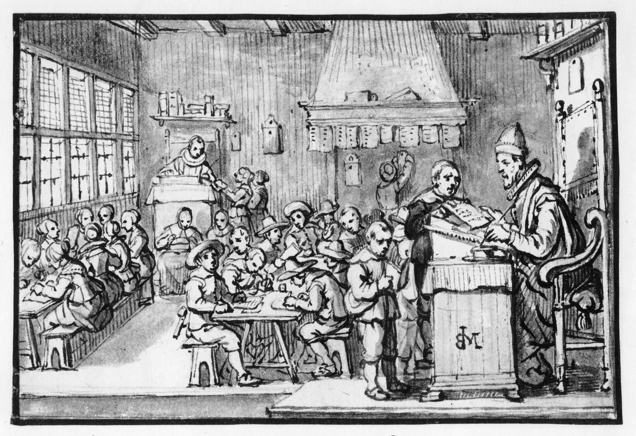 Skolemesteren av Jan the Younger Martsen