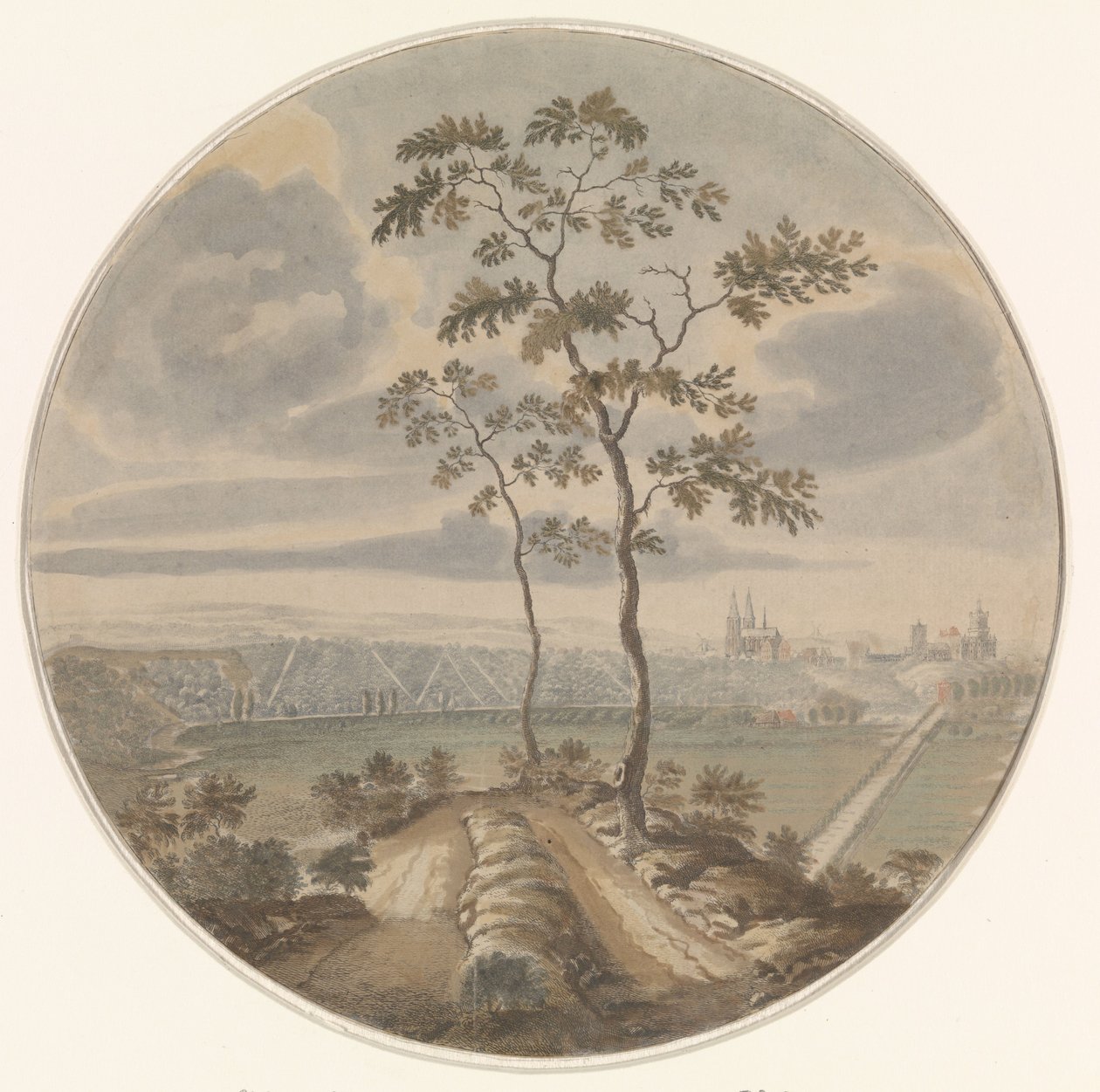 Utsikt over byen Cleves av Jan van Call (I) (attributed to)